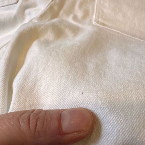 Madewell The High-Rise Slim Boyjean Boyfriend Jeans in Tile White Size 27” - Picture 4 of 13